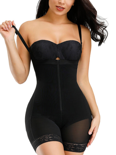 Full Body Shaper- Mid back with Zip