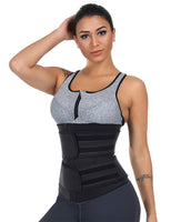 Latex Workout Belt- Detachable Double belt